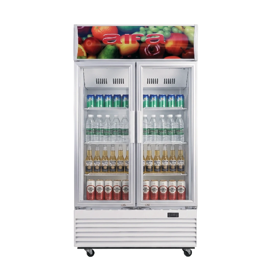 AIFA SC-A409 400L 2 Door Cooler Showcase